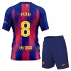 Camisola + Calções FC Barcelona Pedri 8 Criança Equipamento 1ª 2025-26